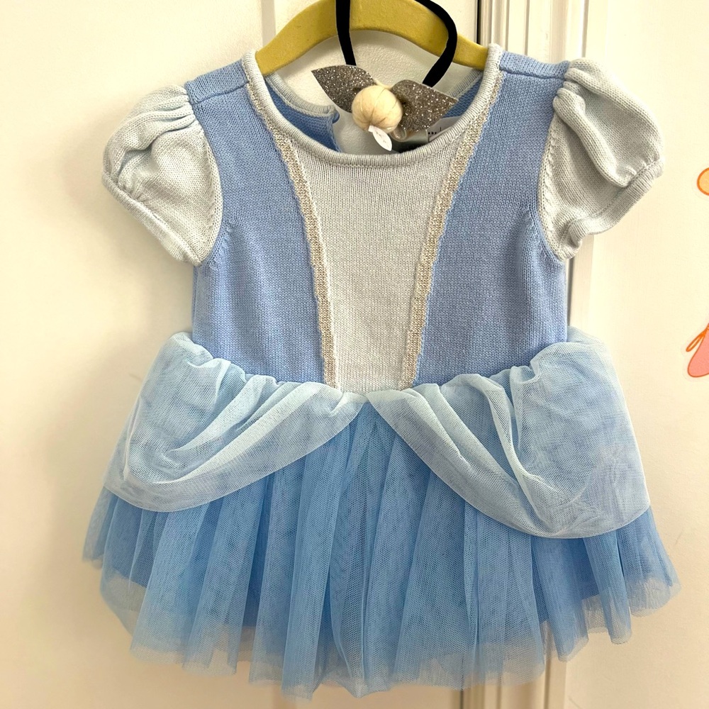 BABY GAP CINDERELLA DRESS + PUMPKIN HEADBAND